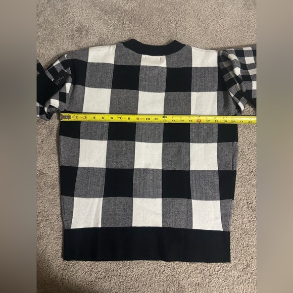 Rachel Zoe Women's Check Print Long Sleeve Crew Neck Sweatshirt
Black Size S - Picture 10 of 11